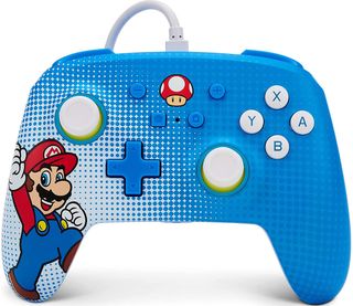 Powera Enhanced Wired Controller Nintendo Switch Mario Pop Art