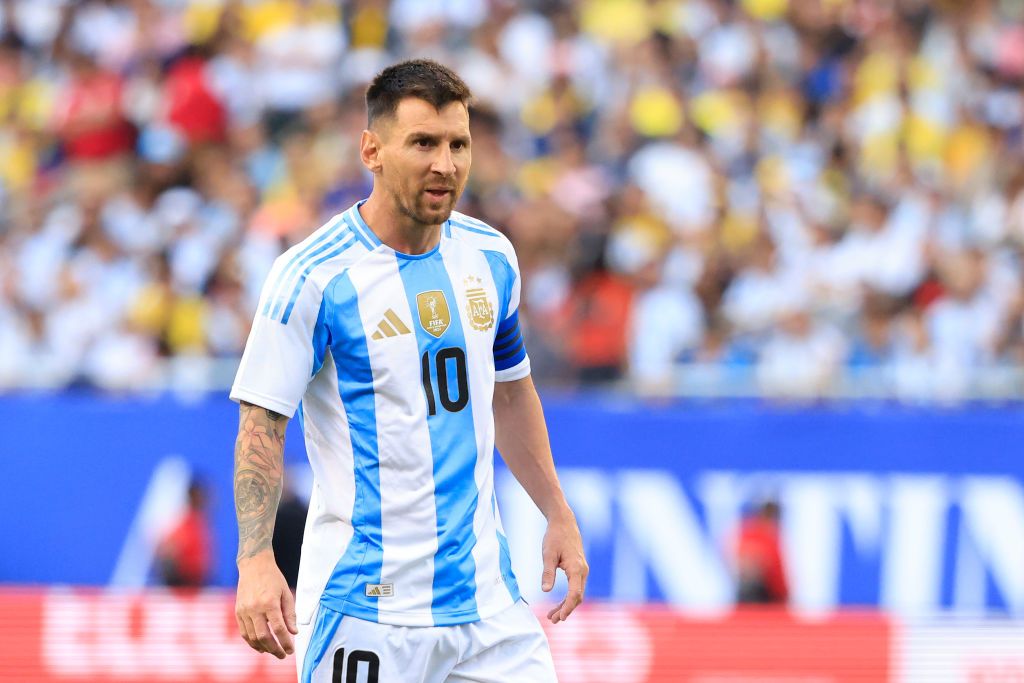  Why isn&#039;t Lionel Messi at Euro 2024? Lionel Messi #10 of Argentina looks on during the second half in the game against Ecuador at Soldier Field on June 09, 2024 in Chicago, Illinois. (Photo by Justin Casterline/Getty Images)