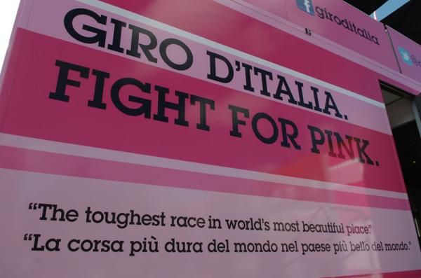 Fight for pink is the Giro's slogan for 2012