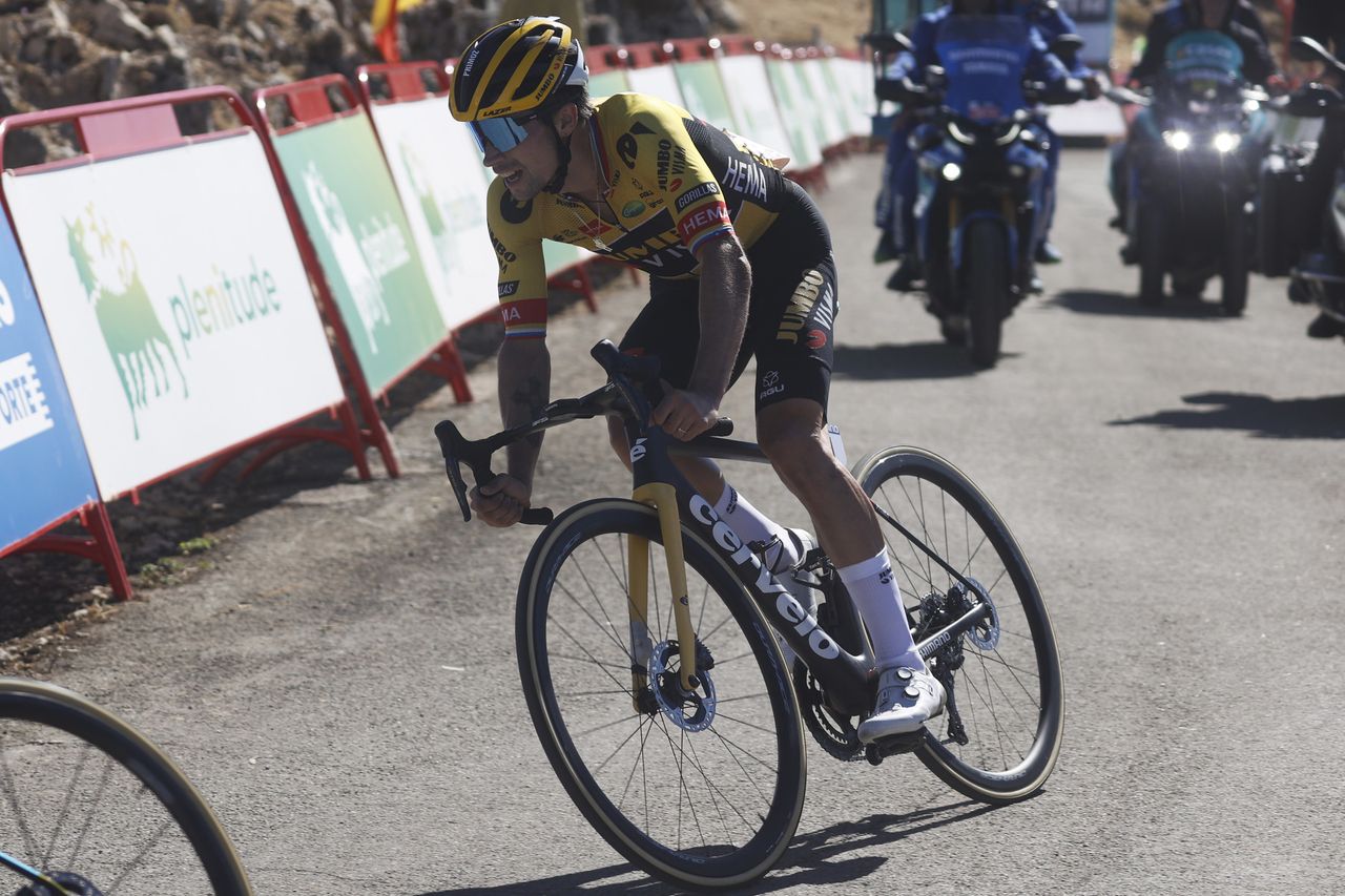 Vuelta Espana 2022 - 77th edition - 14th stage Montoro - Sierra de La Pandera 160,3 km - 03/09/2022 - Primoz Roglic (SLO - Team Jumbo - Visma) - photo Luis Angel Gomez/SprintCyclingAgency&Acirc;&copy;2022