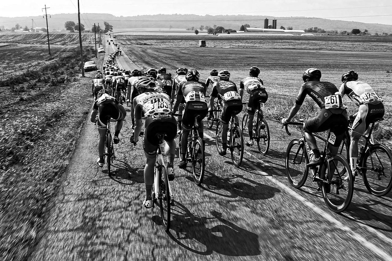 Life at the back its not glamorous when the field starts going fast