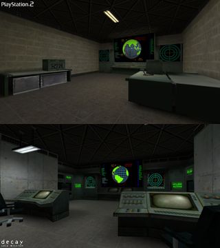 comparison between original decay command center and new one