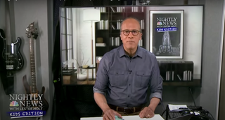 Lester Holt manning a kids’ edition of NBC Nightly News.