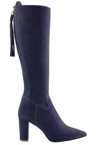 Fairfax and Favour Soho ink Heeled Knee-high Boots