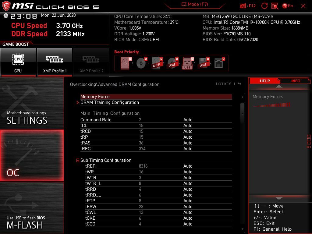 MSI MEG Z490 Godlike