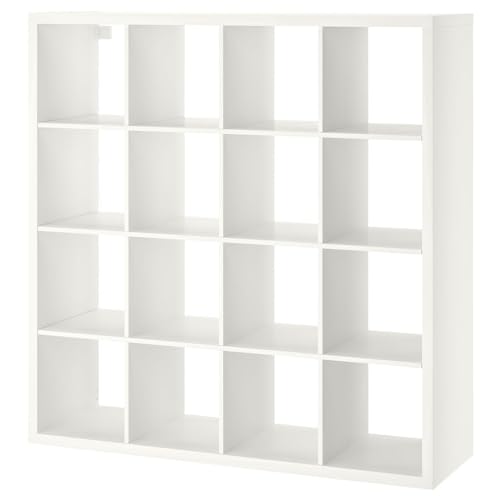 Ikea Kallax -16 Shelf, Shelving Unit, White - 147x147 Cm