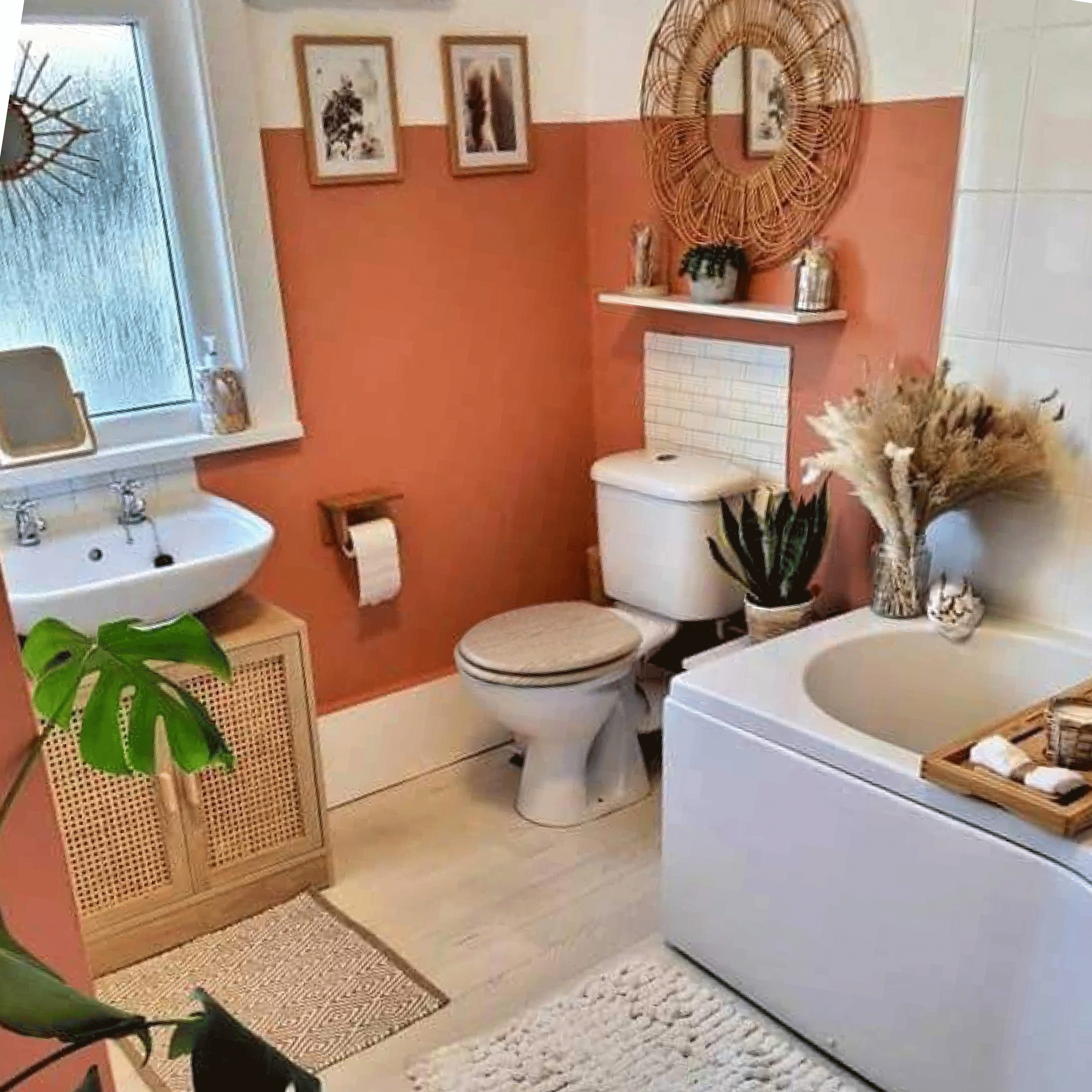 Pink bathroom 