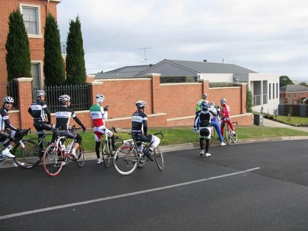 Local riders out on the morning were shocked when the wannabe pros they spotted were in fact the real deal.