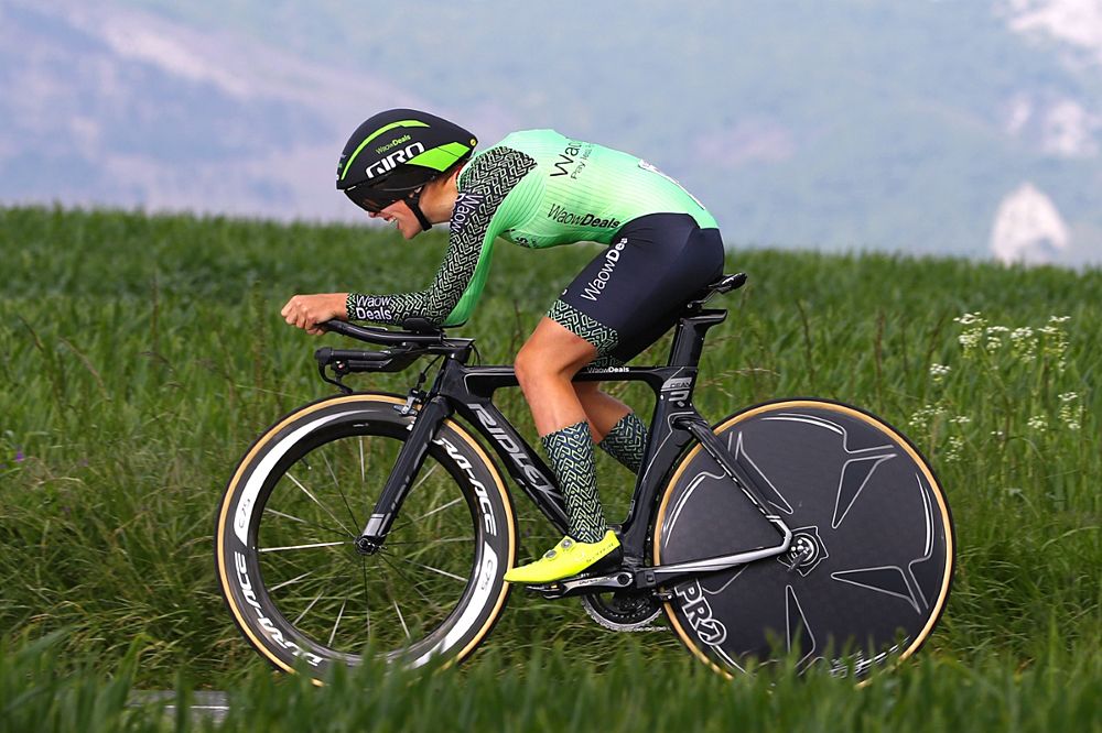 Yara Kastelijn of The Netherlands and Team WaowDeals Pro Cycling