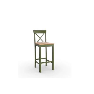 green country style bar stool