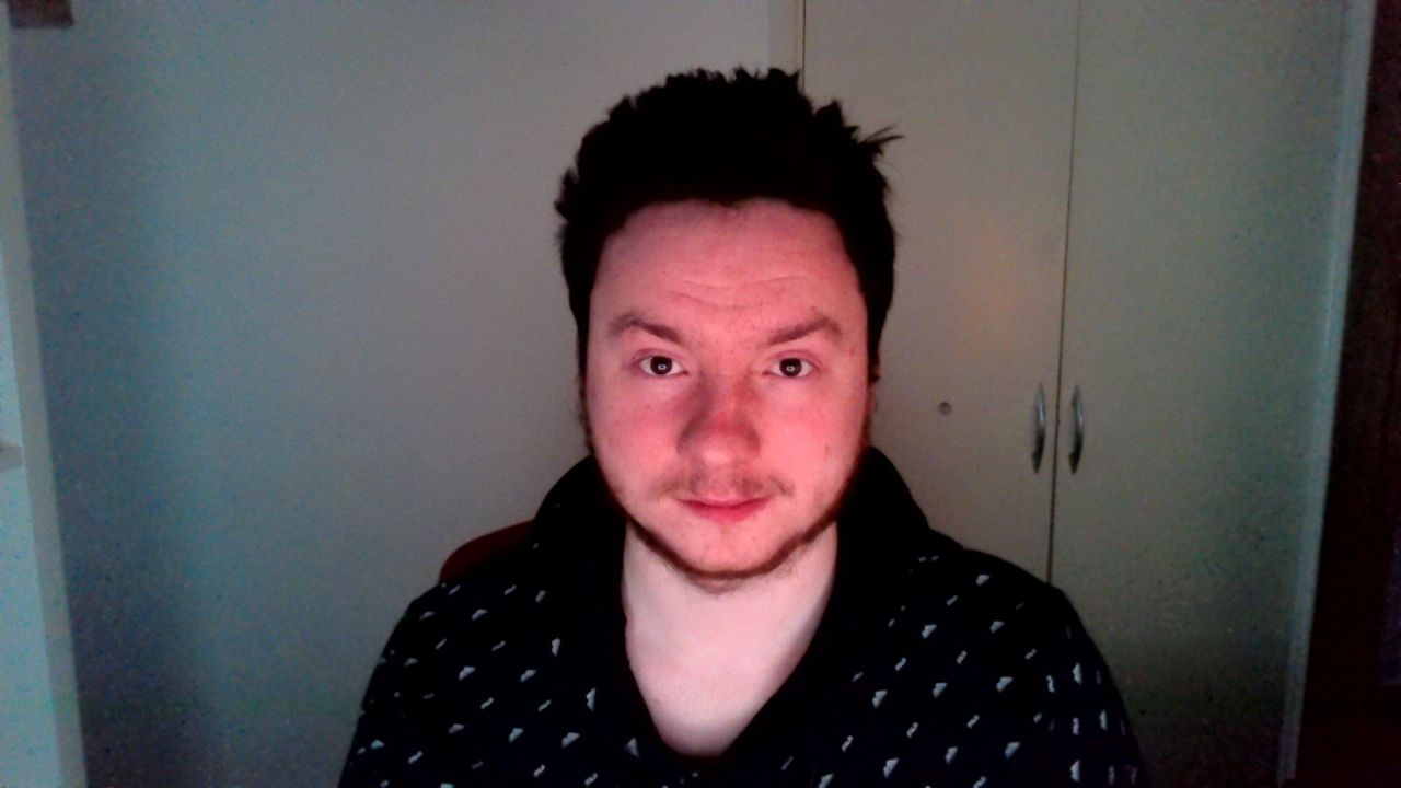 Modern Webcam low-light image