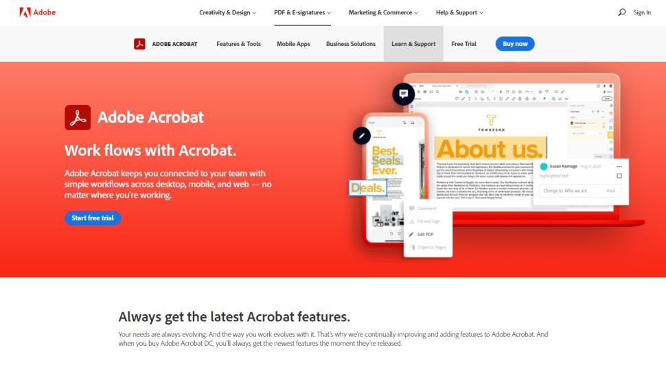 adobe acrobat reader dc free pdf viewer download
