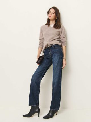 Abby Low Rise Straight Jeans