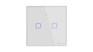 sonoff light switch on white background