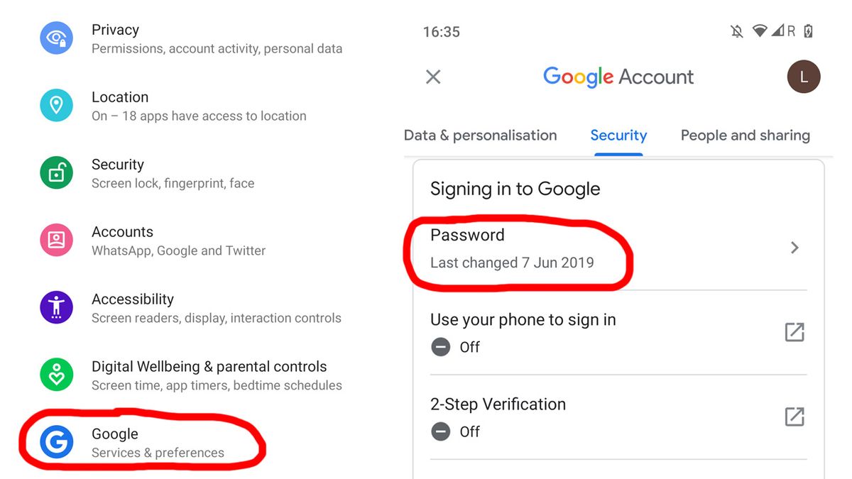 how-to-change-gmail-password-on-iphone-youtube