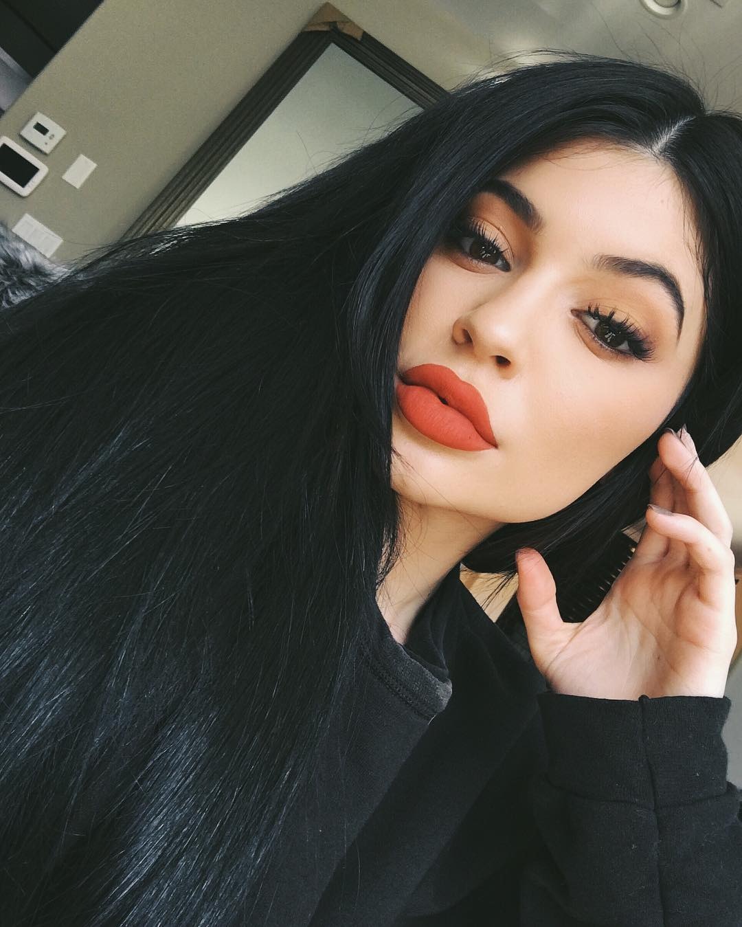 A selfie of Kylie Jenner from 2016.
