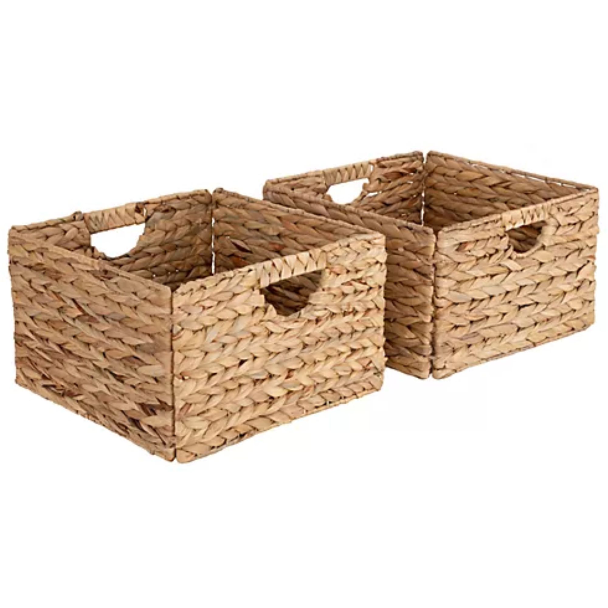 QVC rectangular storage baskets