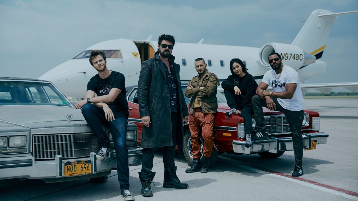 The Boys prepare to take a flight in the third season of Prime Video&#039;s hit TV series