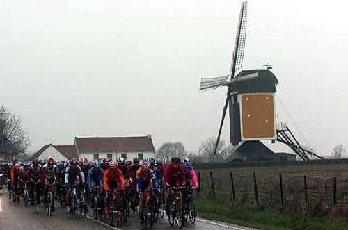 The bunch, not actually driving the pace yet