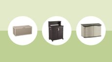 Outdoor storage: Image of thee outdoor storage units