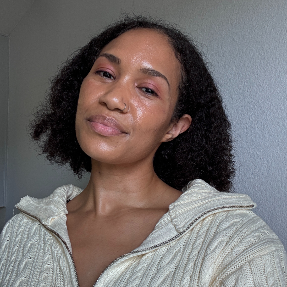 A beauty editor wears Peach &amp;amp; Lily's Rebound Bioglow Zombie Cream
