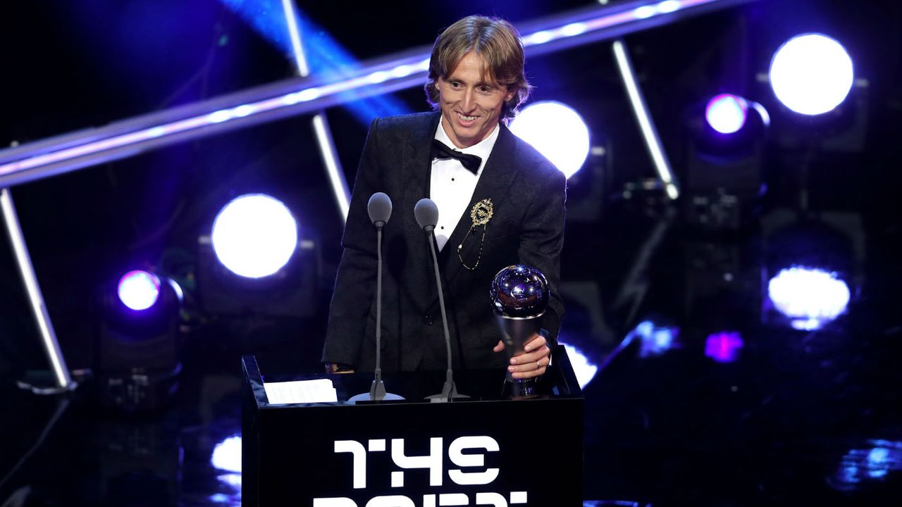 Luka Modric Fifa Best player awards