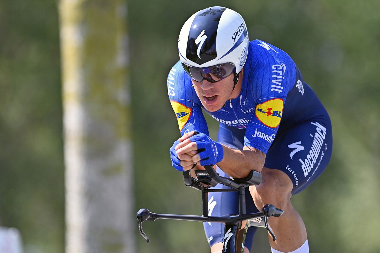 Baloise Belgium Tour 2021 - 91st Edition - 2nd stage Knokke Heist - Knokke Heist 11,2 km - 10/06/2021 - Davide Ballerini (ITA - Deceuninck - Quick-Step) - photo Gregory Van Gansen/PN/BettiniPhoto&Acirc;&copy;2021