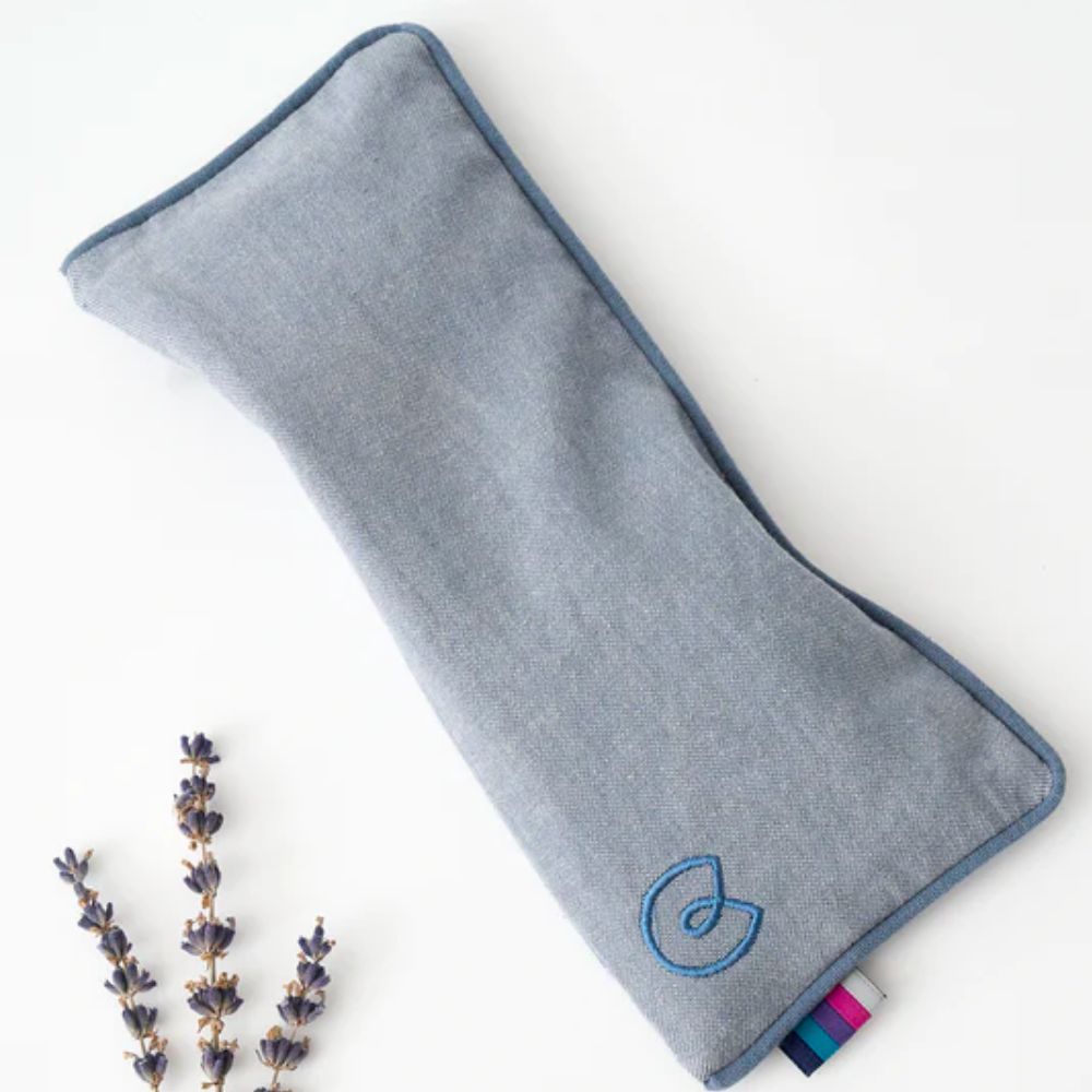 Yogamatters Organic Cotton Chambray Eye Pillow body scan meditation