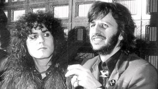 Marc Bolan and Ringo Starr, 1972