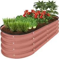 Best Choice Raised Oval Garden Bed