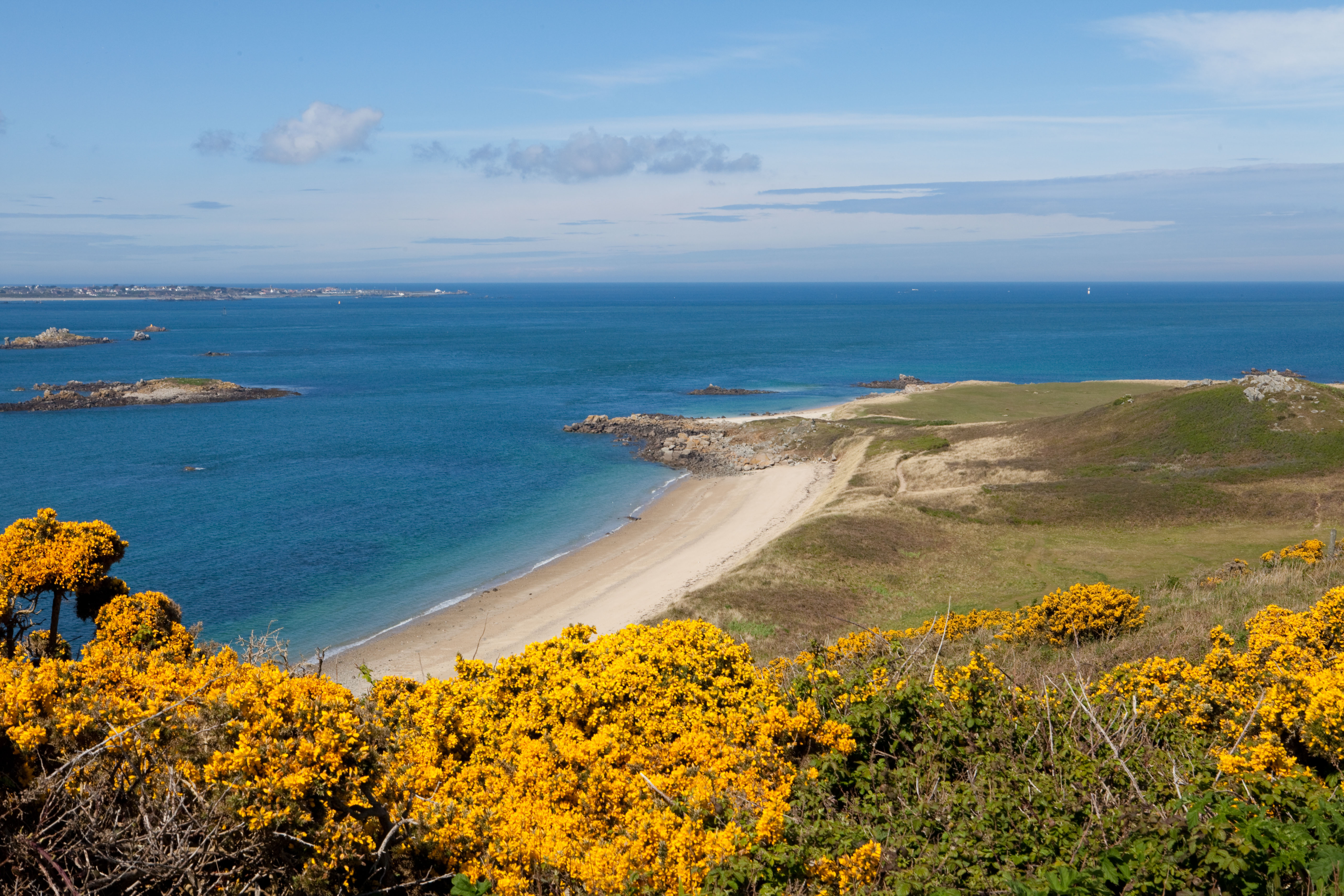 Shell Beach on the tiny island of Herm, in the Channel Islands