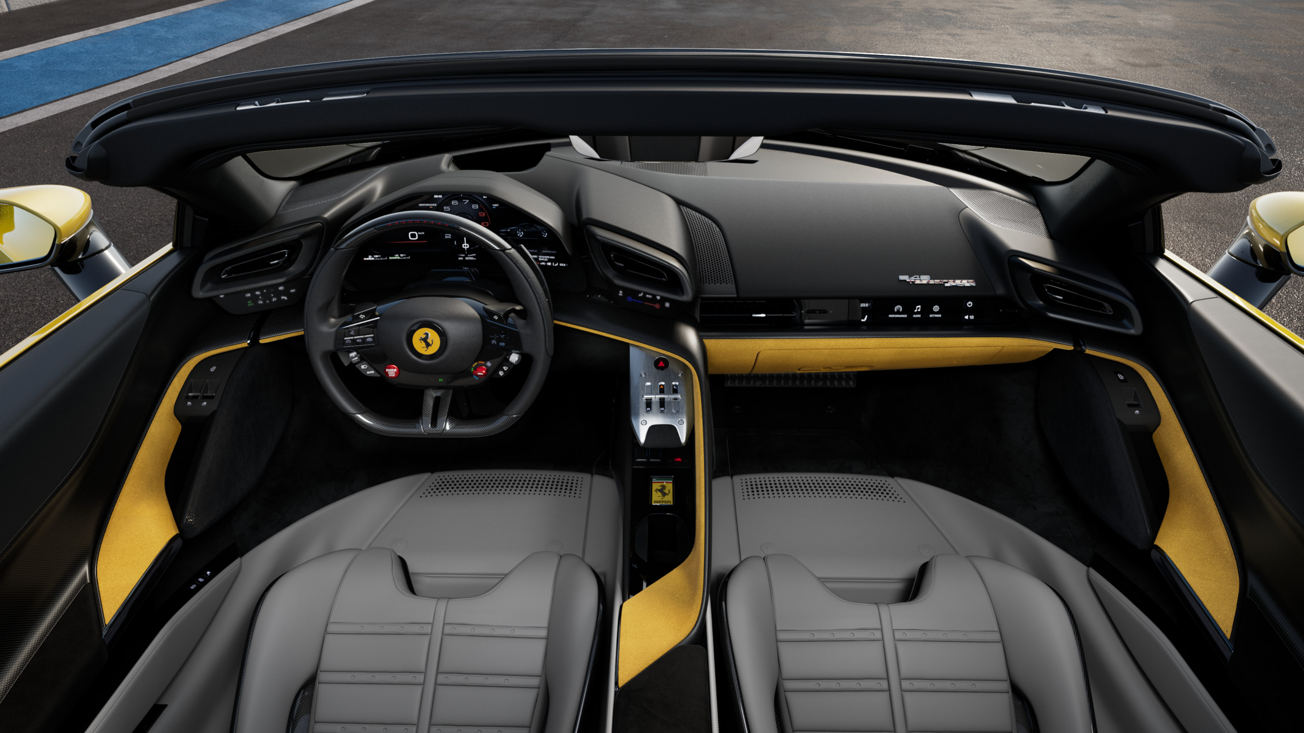 Ferrari 849 Testarossa Spider cabin