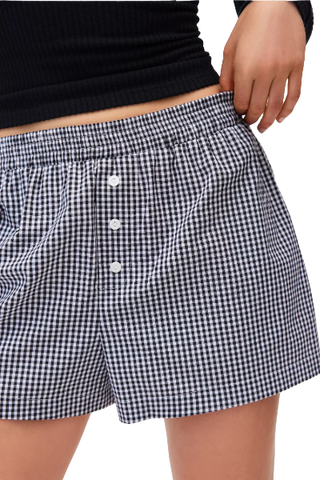 Urban Renewal Remnants Made In LA Button Front Boxer Shorts (Were $35) 