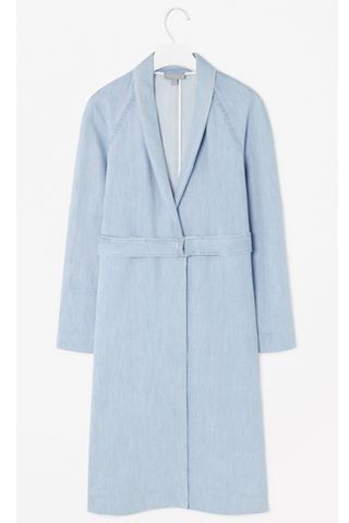 Cos Denim Wrap-Tie Coat, £125