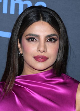 Priyanka Chopra Jonas arrives at the Los Angeles Red Carpet And Fan Screening For Prime Video's "Citadel" on April 25, 2023 in Los Angeles, California