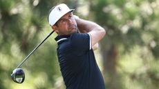 Robert Rock takes a shot at the US Open