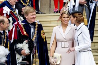 King Willem-Alexander and Kate Middleton