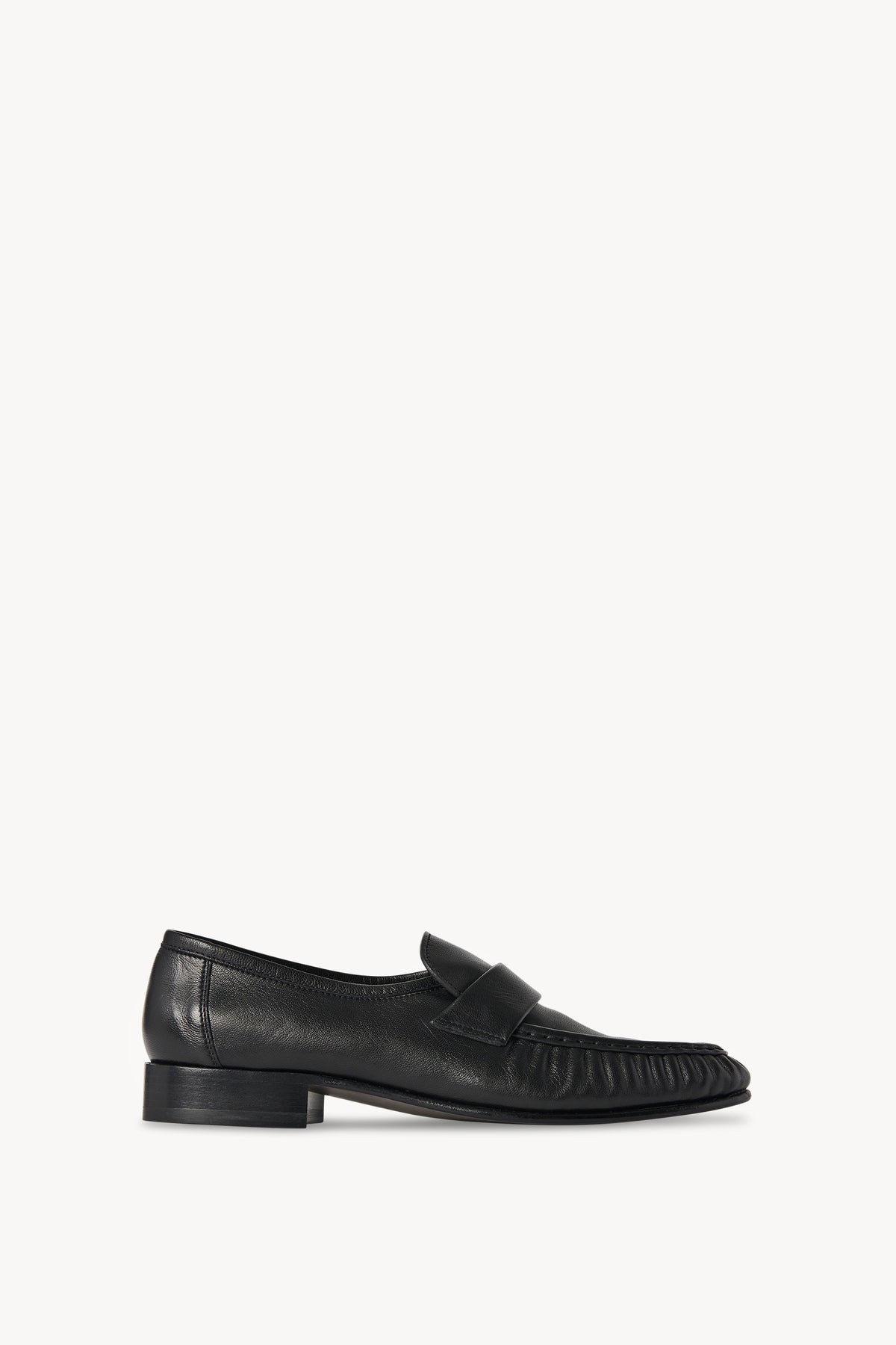 The Row cinched loafers