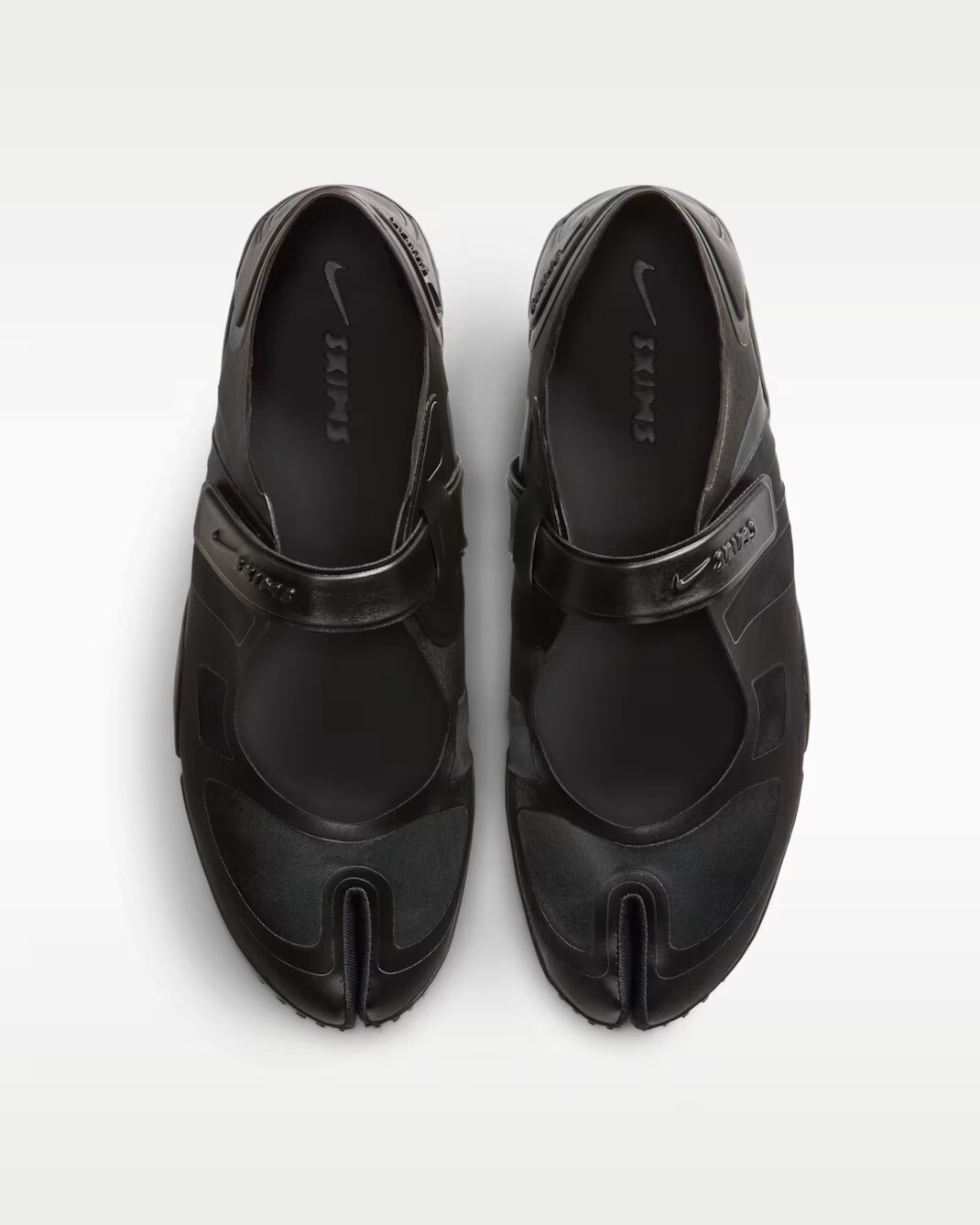 Nikeskims Rift Satin Women's Shoes - Black/black/black - Size 5