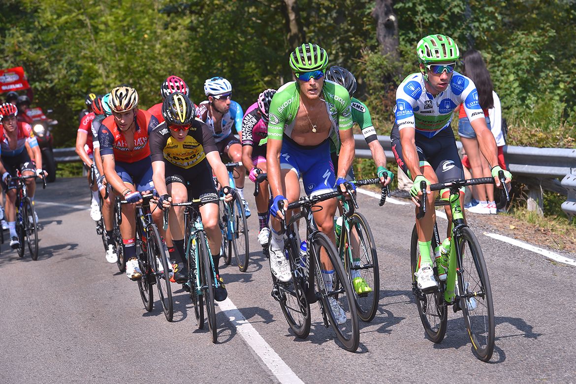 Matteo Trentin (Quick-Step Floors) in the breakaway