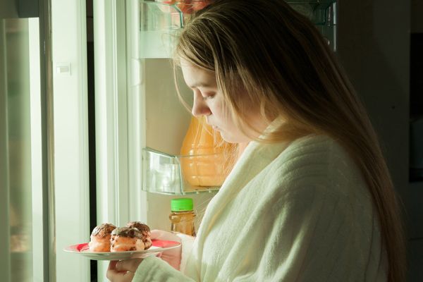 girl with donuts