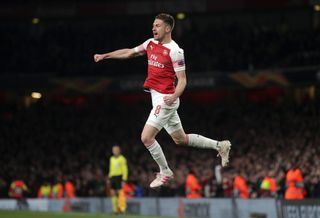 Aaron Ramsey opened the scoring as Arsenal beat Napoli 2-0 at the Emirates Stadium last week.