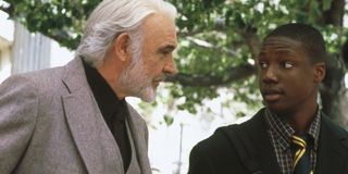 Sean Connery as William Forrester and Rob Brown as Jamal Wallace in Finding Forrester (2000)