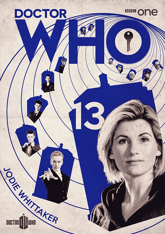 Andi Ewington ushered in the new Doctor with a welcome poster