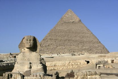The Egyptian pyramids.