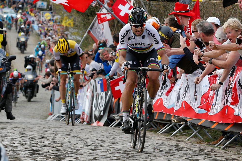 Peter Sagan (Tinkoff) was too strong for his rivials