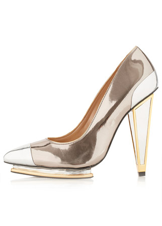 Topshop metallic courts, £95