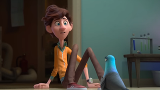 The two main characters of Spies in Disguise.