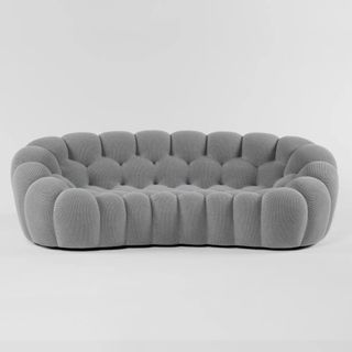 roche bobois bubble sofa in light gray