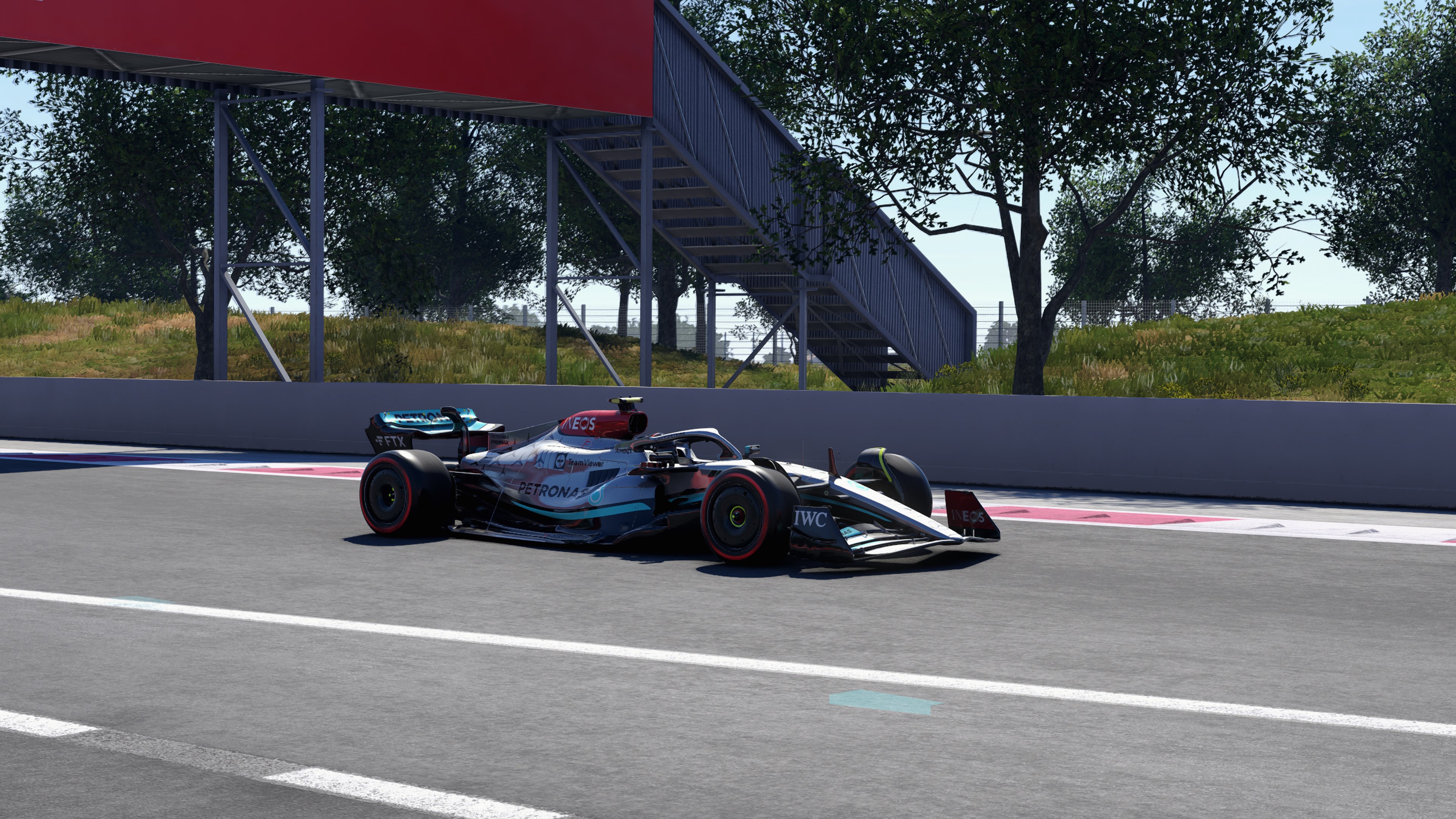 F1 22 screenshots with FSR enabled